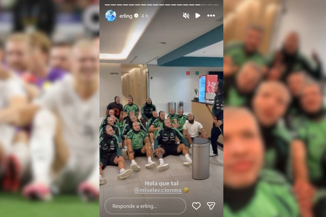 Haaland reacciona al vídeo de la selección de México con humor