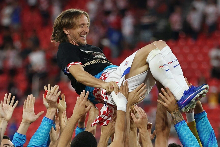 Luka Modric alcanza los 200 partidos internacionales con Croacia